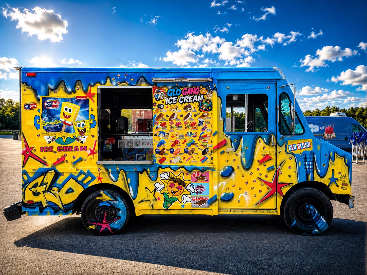 Tito Ice Cream Truck serving guests